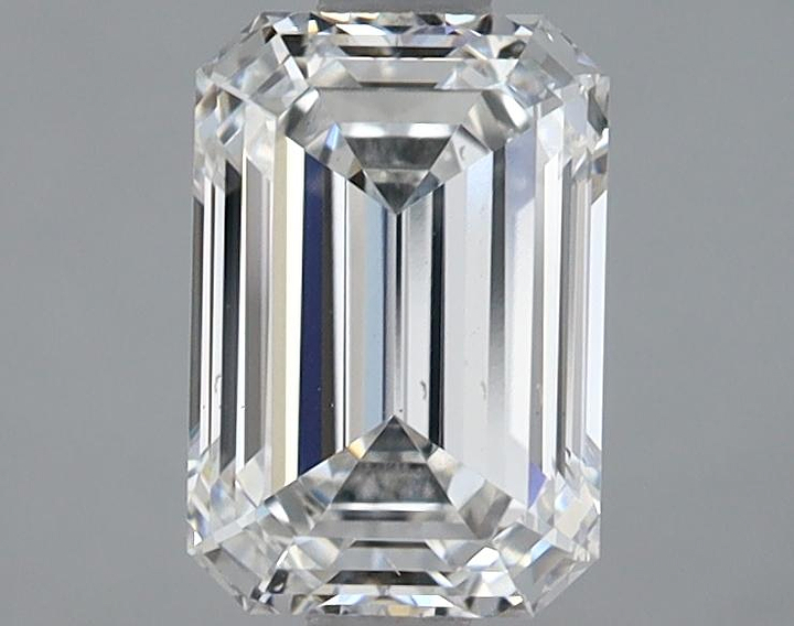 1.38 Carat Emerald Shaped Ideal Cut VS2 IGI Certified Lab Grown Diamond