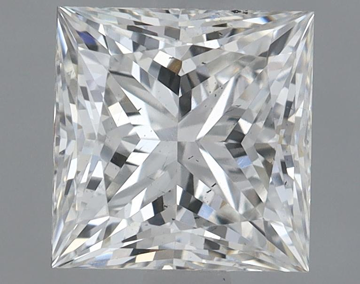 1.74 Carat Princess Shaped Ideal Cut VS2 IGI Certified Lab Grown Diamond