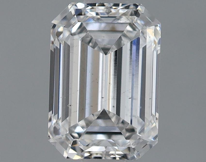 1.26 Carat Emerald Shaped Ideal Cut SI1 IGI Certified Lab Grown Diamond