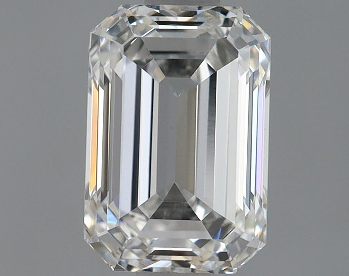 1.23 Carat Emerald Shaped Ideal Cut VVS2 IGI Certified Lab Grown Diamond