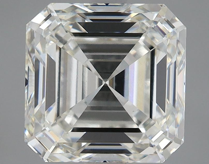 3.67 Carat Asscher Shaped Excellent Cut VS1 IGI Certified Lab Grown Diamond