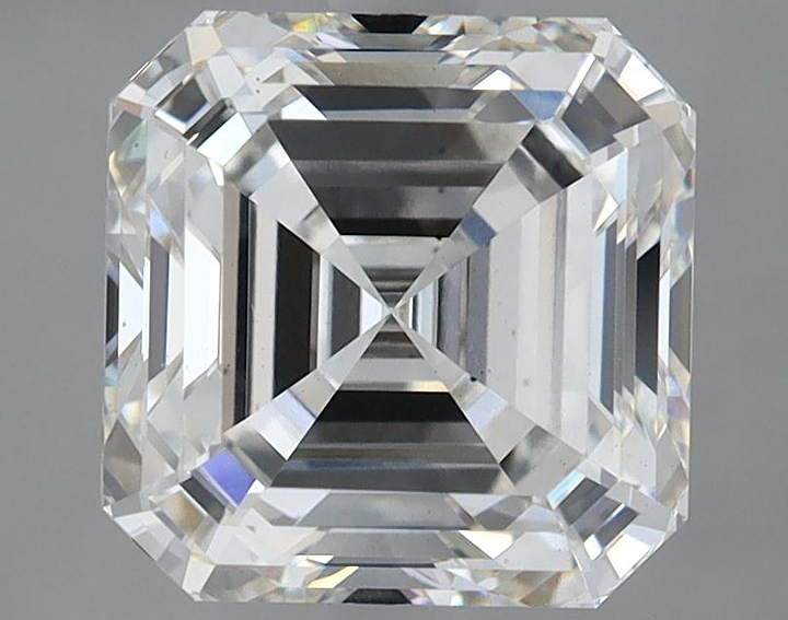 3.31 Carat Asscher Shaped Excellent Cut VS2 IGI Certified Lab Grown Diamond