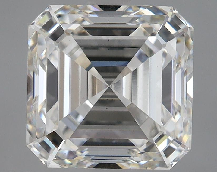 3.74 Carat Asscher Shaped Ideal Cut VS2 IGI Certified Lab Grown Diamond