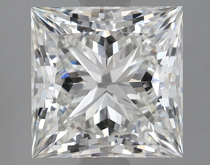 1.72 Carat Princess Shaped Ideal Cut VS1 IGI Certified Lab Grown Diamond