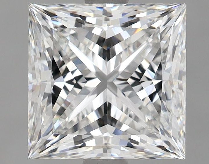 2.76 Carat Princess Shaped Ideal Cut VS1 IGI Certified Lab Grown Diamond