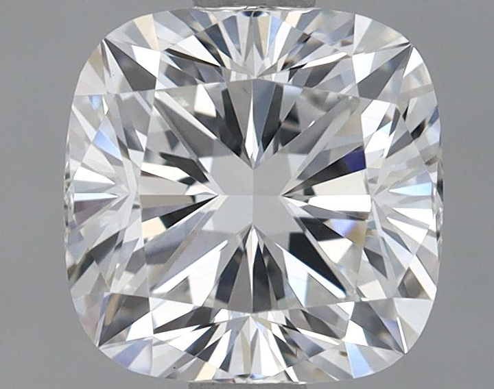1.55 Carat Cushion Shaped Ideal Cut VS1 IGI Certified Lab Grown Diamond