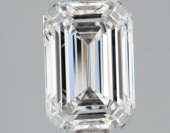 1.39 Carat Emerald Shaped Ideal Cut VS1 IGI Certified Lab Grown Diamond
