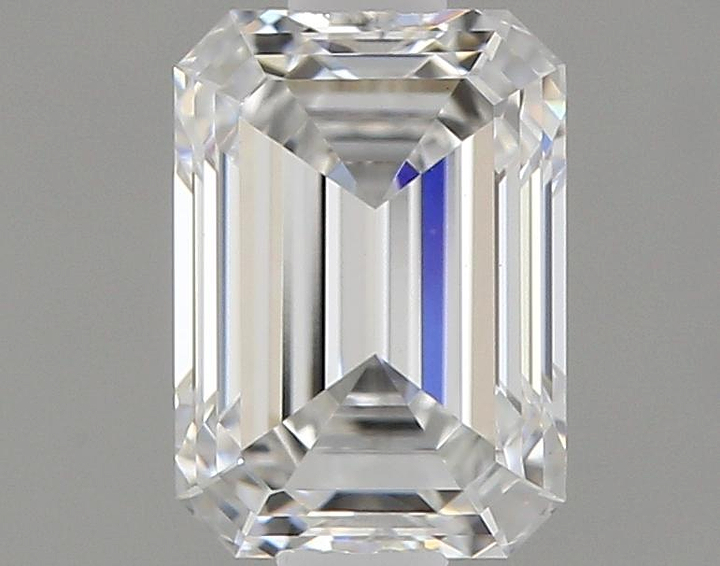 0.93 Carat Emerald Shaped Ideal Cut VVS2 IGI Certified Lab Grown Diamond