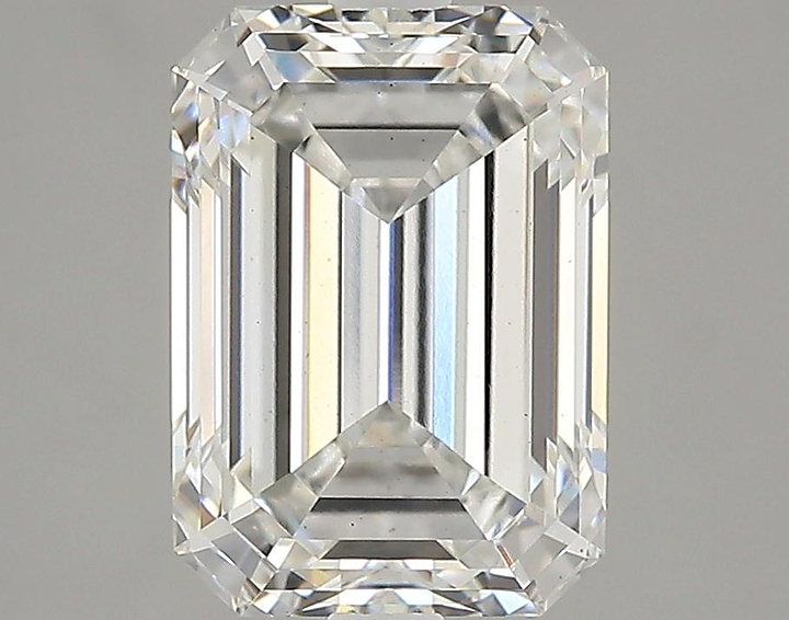 2.94 Carat Emerald Shaped Ideal Cut VS1 IGI Certified Lab Grown Diamond