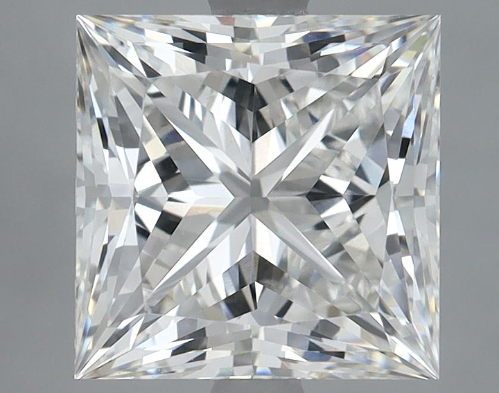 3.6 Carat Princess Shaped Ideal Cut VVS2 IGI Certified Lab Grown Diamond