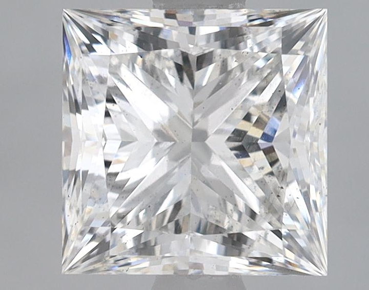 1.61 Carat Princess Shaped Ideal Cut SI1 IGI Certified Lab Grown Diamond