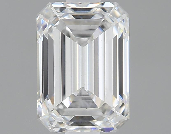 1.23 Carat Emerald Shaped Ideal Cut VS1 IGI Certified Lab Grown Diamond