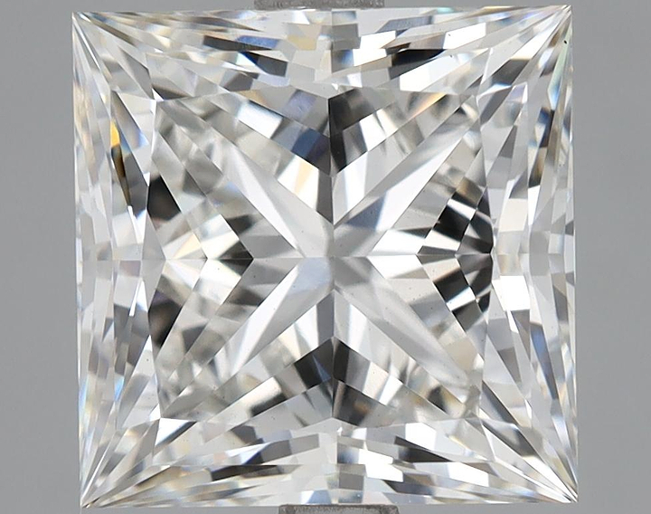 3.7 Carat Princess Shaped Ideal Cut VS1 IGI Certified Lab Grown Diamond