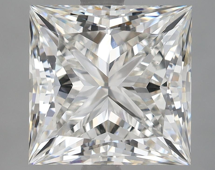 3.93 Carat Princess Shaped Ideal Cut VS1 IGI Certified Lab Grown Diamond
