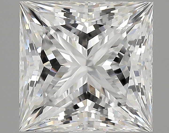 1.92 Carat Princess Shaped Ideal Cut VS1 IGI Certified Lab Grown Diamond