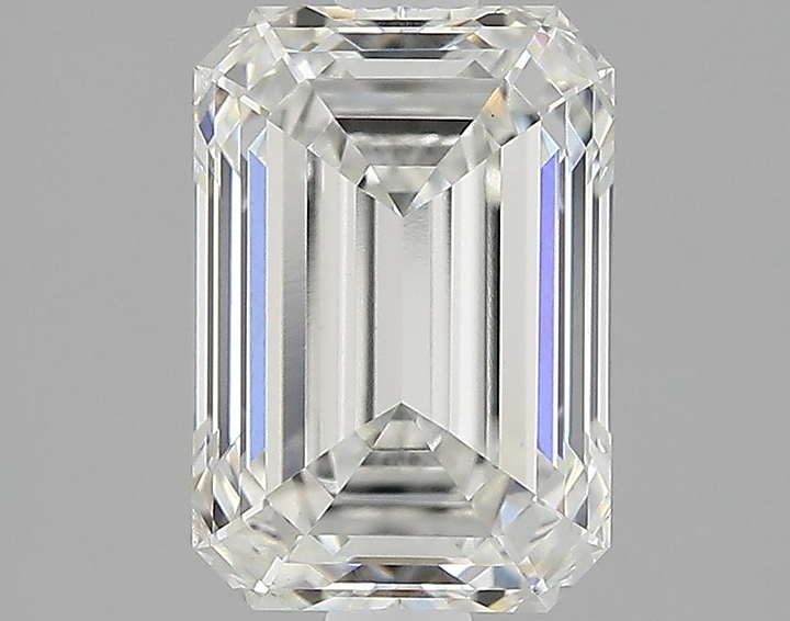 1.64 Carat Emerald Shaped Ideal Cut VVS2 IGI Certified Lab Grown Diamond