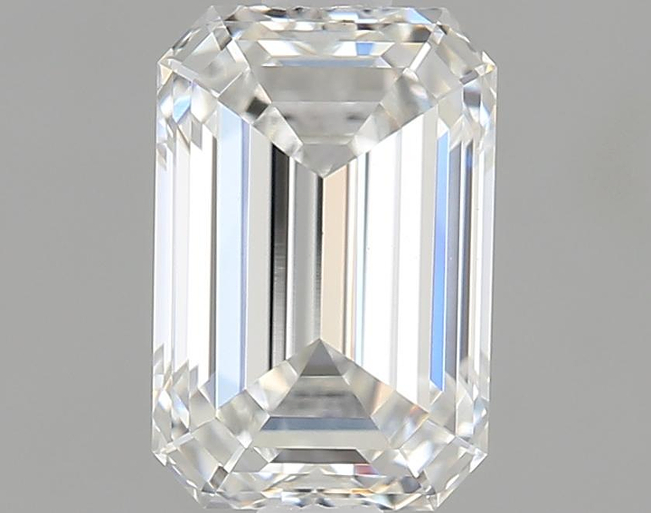 1.23 Carat Emerald Shaped Ideal Cut VVS2 IGI Certified Lab Grown Diamond