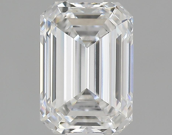 1.24 Carat Emerald Shaped Ideal Cut VVS2 IGI Certified Lab Grown Diamond