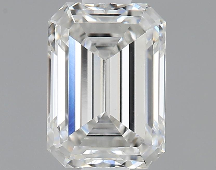 0.93 Carat Emerald Shaped Ideal Cut VVS2 IGI Certified Lab Grown Diamond