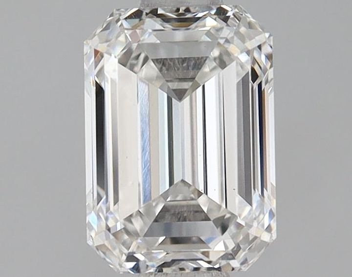 1.2 Carat Emerald Shaped Ideal Cut VVS2 IGI Certified Lab Grown Diamond