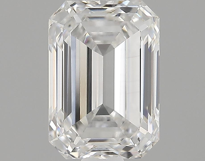 1.38 Carat Emerald Shaped Ideal Cut VS1 IGI Certified Lab Grown Diamond