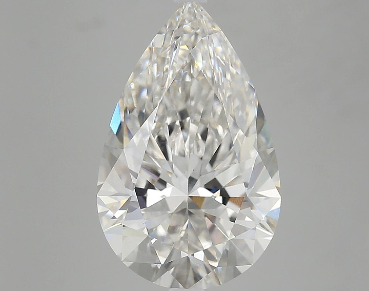 6.31 Carat Pear Shaped Ideal Cut VVS2 IGI Certified Lab Grown Diamond