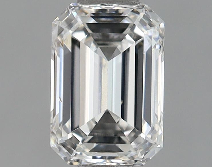 0.71 Carat Emerald Shaped Ideal Cut VVS1 IGI Certified Lab Grown Diamond