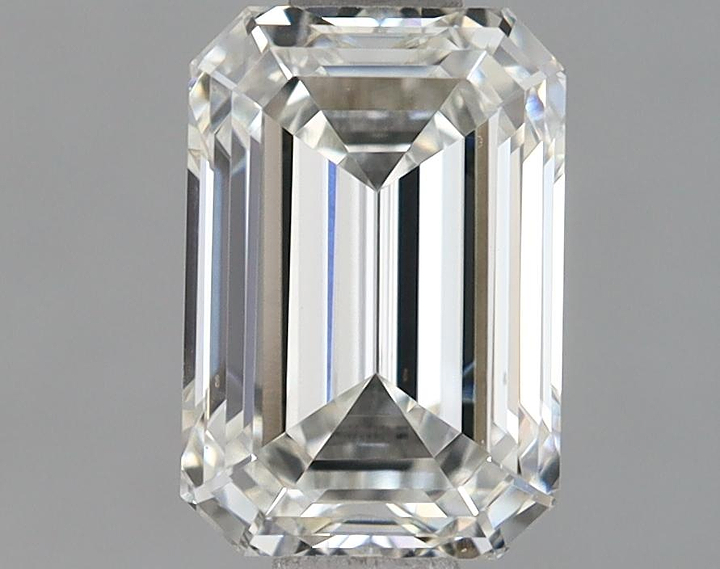 1.33 Carat Emerald Shaped Ideal Cut VVS2 IGI Certified Lab Grown Diamond