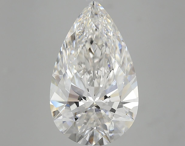 5.62 Carat Pear Shaped Ideal Cut VS1 IGI Certified Lab Grown Diamond