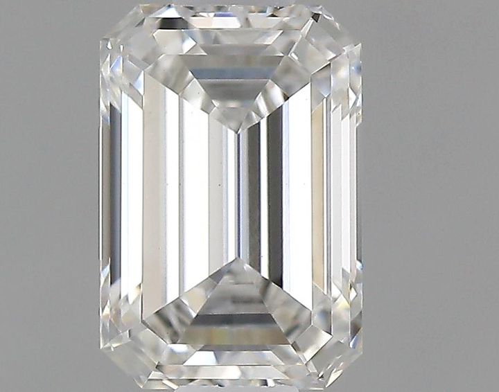 0.72 Carat Emerald Shaped Ideal Cut VS1 IGI Certified Lab Grown Diamond