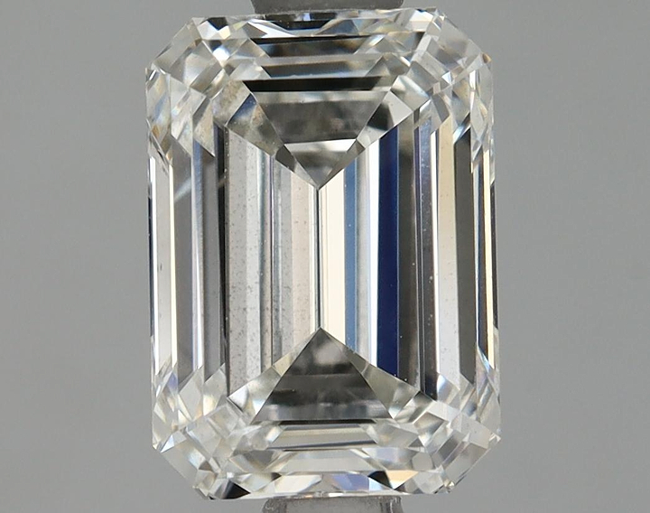 1.44 Carat Emerald Shaped Ideal Cut VS2 IGI Certified Lab Grown Diamond