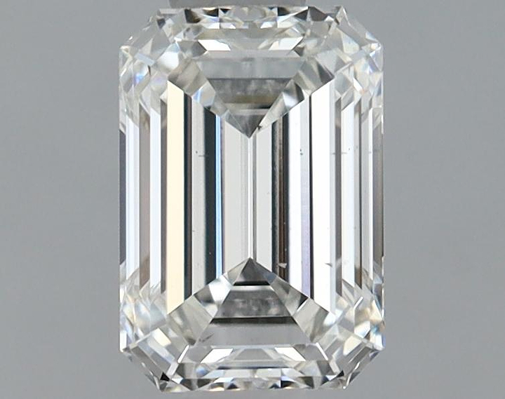 0.72 Carat Emerald Shaped Ideal Cut VS2 IGI Certified Lab Grown Diamond