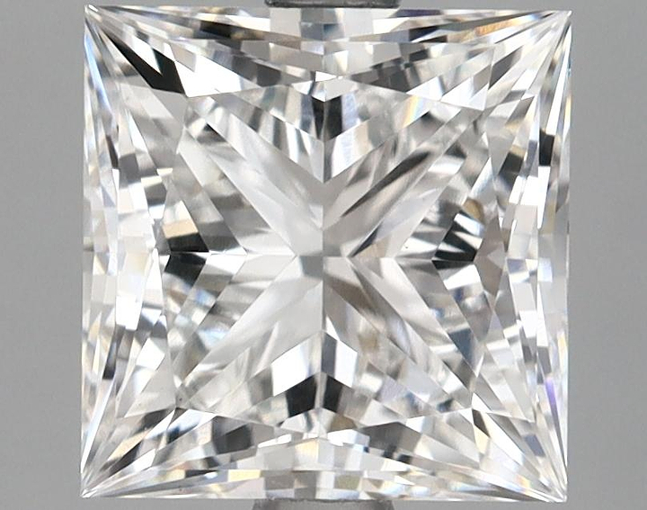 2.69 Carat Princess Shaped Ideal Cut VS1 IGI Certified Lab Grown Diamond