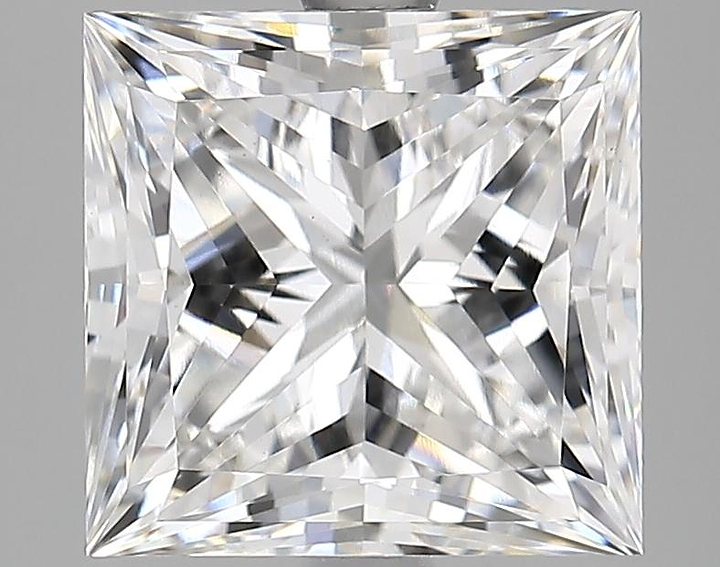3.97 Carat Princess Shaped Ideal Cut VS1 IGI Certified Lab Grown Diamond