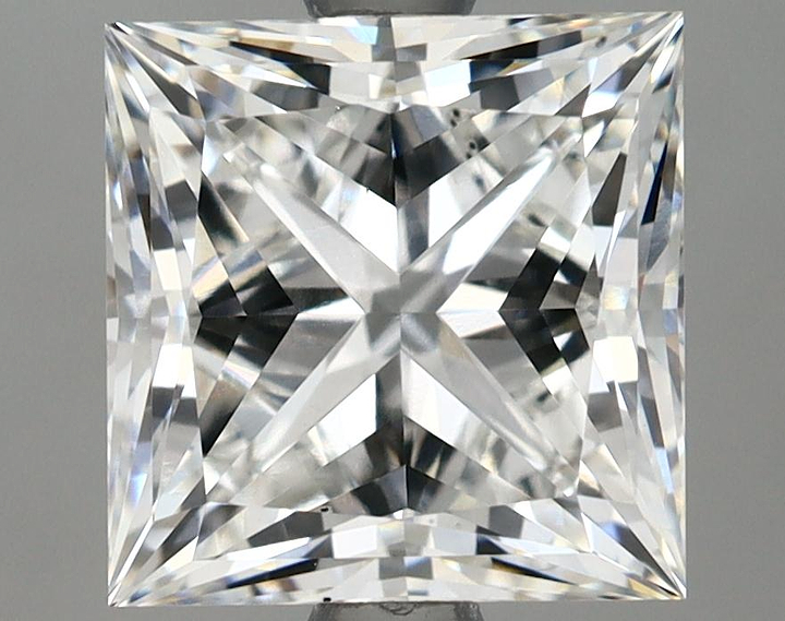2.69 Carat Princess Shaped Ideal Cut VS2 IGI Certified Lab Grown Diamond