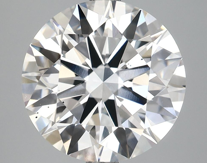 4.38 Carat Round Shaped Ideal Cut VS2 IGI Certified Lab Grown Diamond