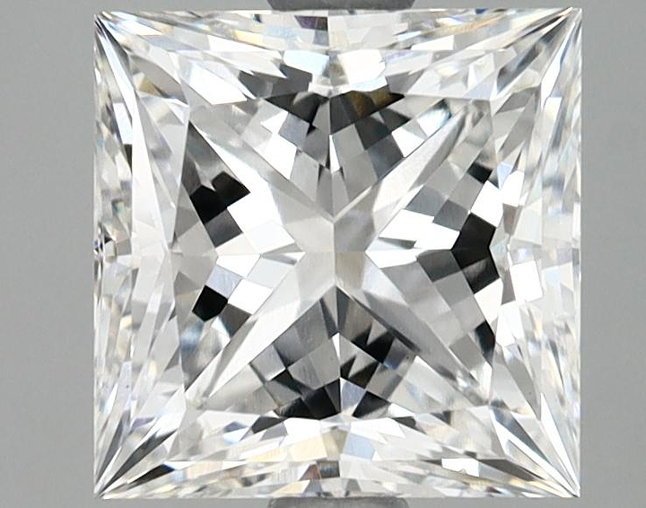 5.12 Carat Princess Shaped Ideal Cut VS2 IGI Certified Lab Grown Diamond