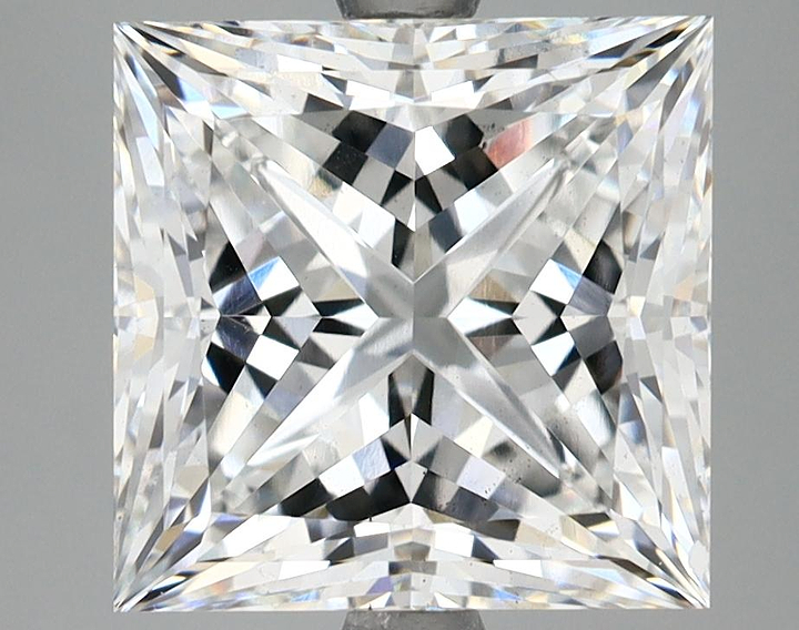 5.12 Carat Princess Shaped Ideal Cut VS2 IGI Certified Lab Grown Diamond