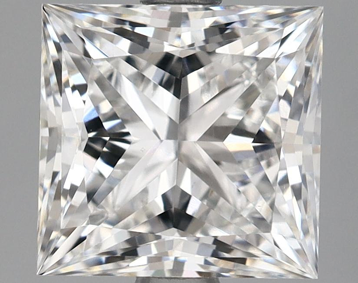 2.17 Carat Princess Shaped Ideal Cut VS1 IGI Certified Lab Grown Diamond