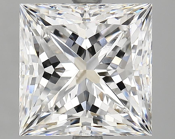 5.19 Carat Princess Shaped Ideal Cut VS1 IGI Certified Lab Grown Diamond