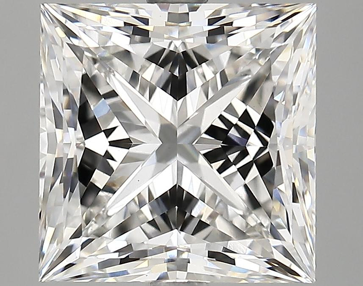 5.26 Carat Princess Shaped Ideal Cut VS1 IGI Certified Lab Grown Diamond