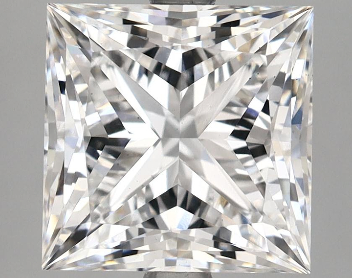 4.16 Carat Princess Shaped Ideal Cut VS2 IGI Certified Lab Grown Diamond