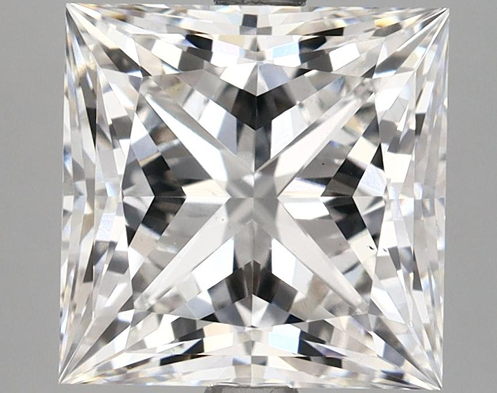4.37 Carat Princess Shaped Ideal Cut VS1 IGI Certified Lab Grown Diamond