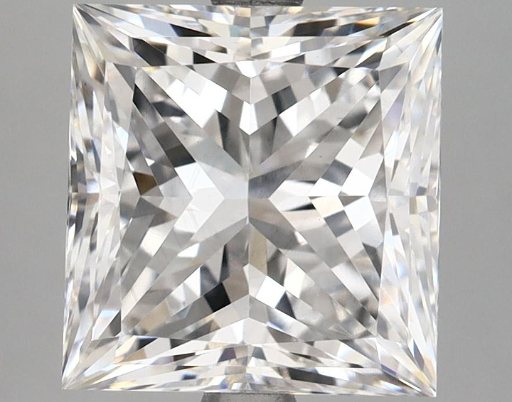 4.5 Carat Princess Shaped Excellent Cut VS2 IGI Certified Lab Grown Diamond