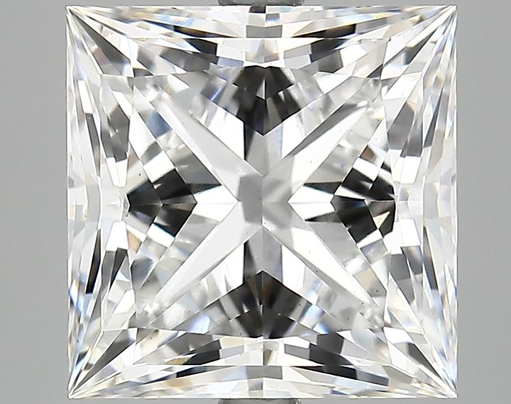 5.4 Carat Princess Shaped Ideal Cut VS1 IGI Certified Lab Grown Diamond