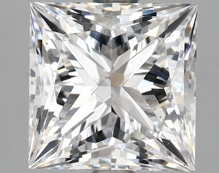 3.13 Carat Princess Shaped Ideal Cut VS2 IGI Certified Lab Grown Diamond
