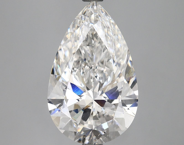 4.0 Carat Pear Shaped Ideal Cut VS2 IGI Certified Lab Grown Diamond