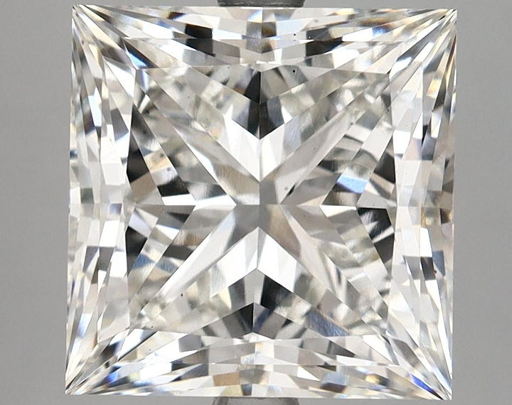 5.99 Carat Princess Shaped Ideal Cut VS2 IGI Certified Lab Grown Diamond
