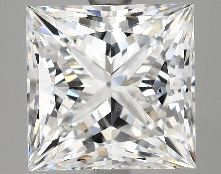 3.85 Carat Princess Shaped Ideal Cut SI1 IGI Certified Lab Grown Diamond