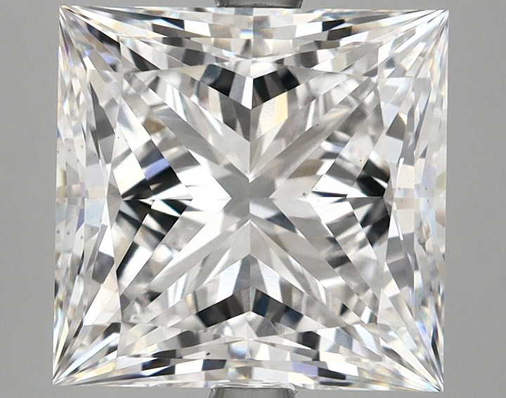 5.13 Carat Princess Shaped Ideal Cut VS1 IGI Certified Lab Grown Diamond